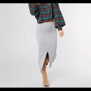 Free people skyline midi skirt